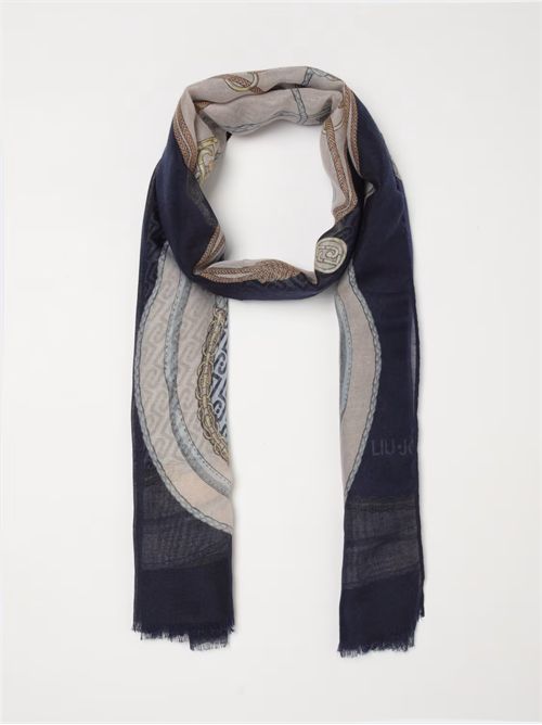 Stola Liu Jo in poliestere con monogram LJ all over LIU JO | 2A6052T2745/94111